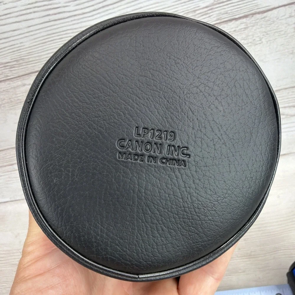 Genuine Canon LP1219 Lens Soft Pouch Drawstring Case Lens Protection Excellent
